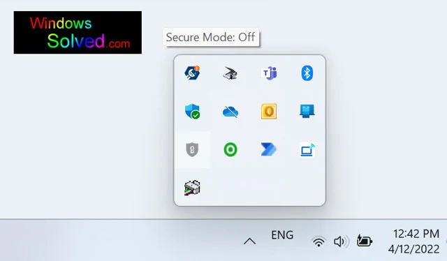 Solved – Windows 11 Secure Mode: Off