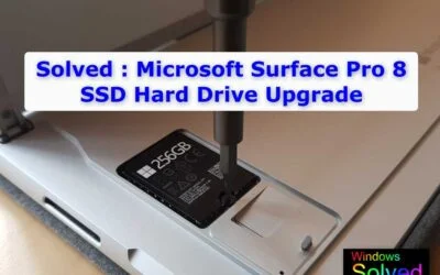 Ultimate Guide : How to Upgrade Microsoft Surface Pro 8 SSD