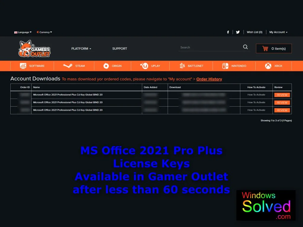 Reviewed - Microsoft Office 2021 Professional Plus from gamers-outlet.net